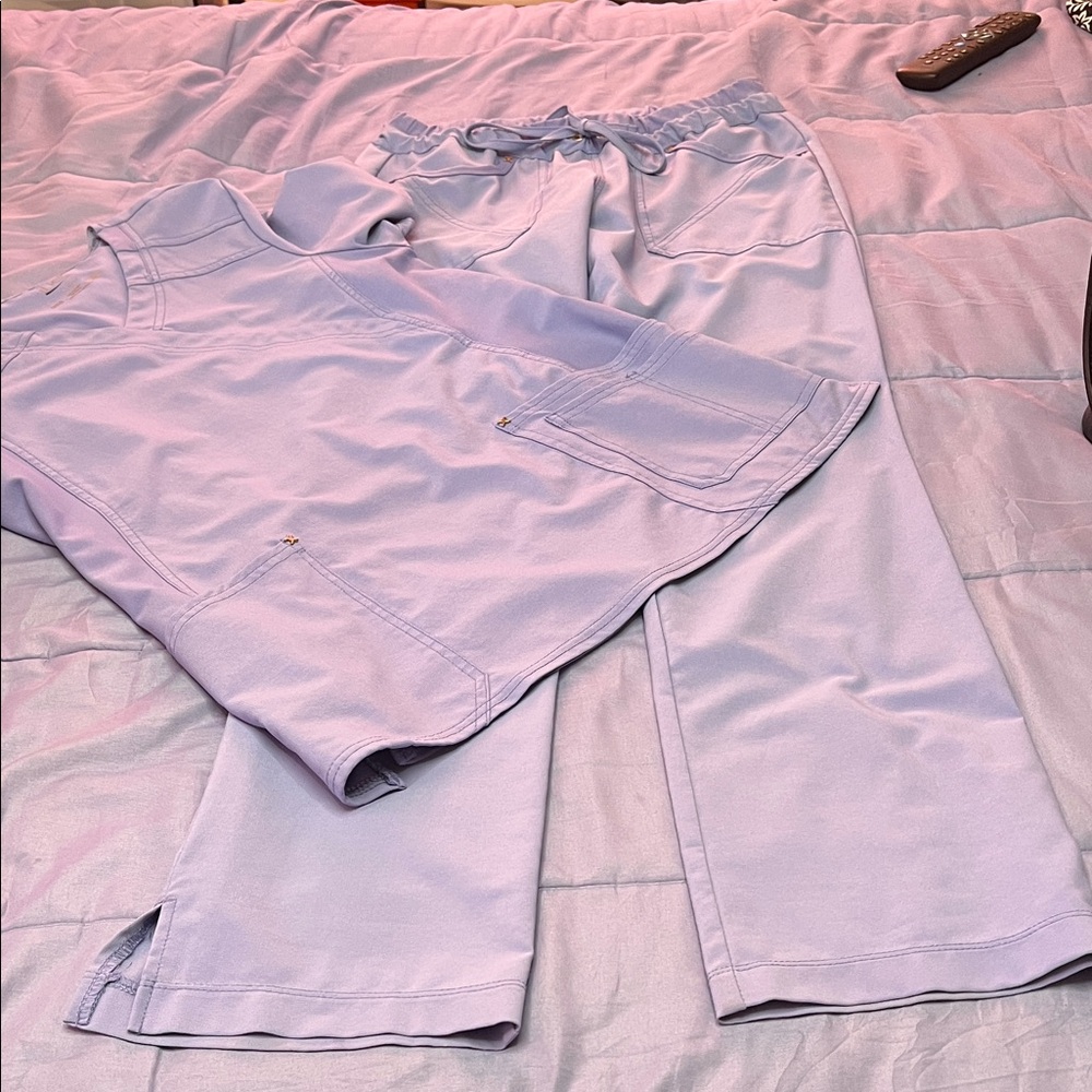 Iflex Light blue Scrub Set